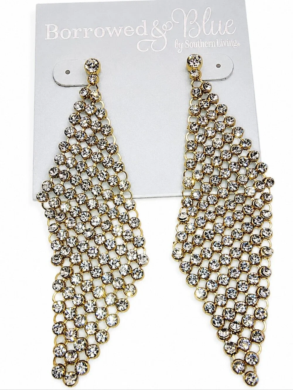 Poshmark ListingBorrowed & Blue by Southern Living Crystal Chandelier Earrings